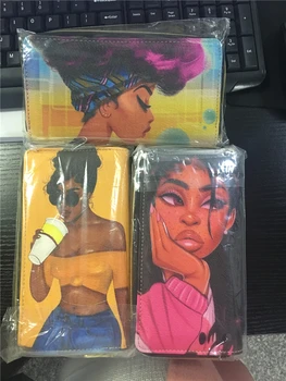 FORUDESIGNS Bolsas de Hombro para las Mujeres 2019 Niñas Negras Magia Africana Mochilas Damas Mini Mochila Bolso de Mujeres de la PU Bolsas de Cuero