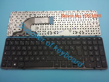 Francés NUEVO teclado para HP Pavilion 250 G2 G3 255 G2 G3 256 G2 G3 Portátil AZERTY(francés) Teclado con Marco 10936