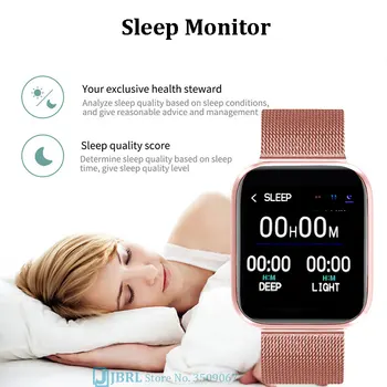 Full Touch Smart Watch Hombres Mujer Smartwatch Para Android IOS Electrónica Inteligente Reloj de Fitness Tracker Bluetooth Smart-watch