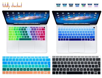 Funda con teclado en Idioma español Teclado de Silicona Cubierta de Piel para el Nuevo MacBook Air De 13 Pulgadas 2018 Liberación A1932 19225