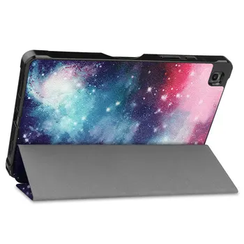 Funda protectora Para el samsung Galaxy Tab S7 Plus 12.4 pulgadas Tablet Auto Sleep/Wake up Smart Cover 3 Plegable Manga Slim Flip con la Pluma de la Ranura