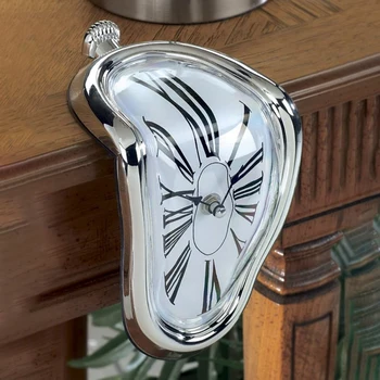 Fusión Distorsionada Relojes De Pared Surrealista Salvador Dalí Estilo Reloj De Pared Decoración De Regalo Casa Creativas Decoraciones .