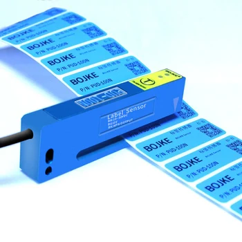 Garantía de dos años BOJKE Bo Yi Jingke PUD-100N auto-adhesivo de la etiqueta del sensor de detección de descamación de la barrera fotoeléctrica 5686