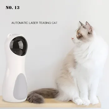 Gato nuevo Láser LED Juguetes Láser Automático de Mascotas de Juguete Inteligente Multi-ángulo de Gato de Entrenamiento de Ejercicio Entretenido, Divertido Juguete Giratorio