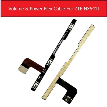 Genuino de encendido y de Volumen Flex Cable Para ZTE Nubia N1 NX541J Volumen y Potencia de la llave Lateral Interruptor de Botón Flex Ribbon Reemplazo de la Reparación 122316