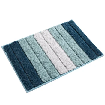 GESEW antideslizante alfombra de Baño En El Piso de Rayas Simple Absorbente Alfombra de Baño de Alfombras Tapetes Para Cocina, Accesorios de Baño