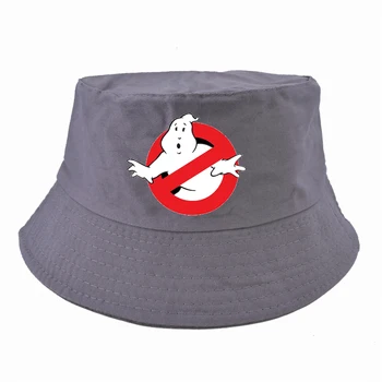 Ghostbusters Película Algodón gorra de los Hombres wemen Cubo de Sombreros divertidos Harajuku cazafantasmas Pescador sombrero de Panamá