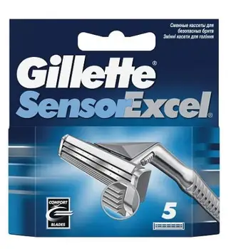 Gillette Sensor Excel reemplazo de la maquinilla de afeitar de casetes 5 PCs