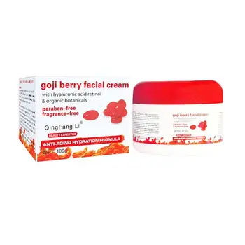 Goji Berry Crema Anti-arrugas de Blanqueamiento Crema Hidratante Con Ácido Hialurónico y Retinol y Orgánica de la Crema de la Cara Cuidado de la Piel