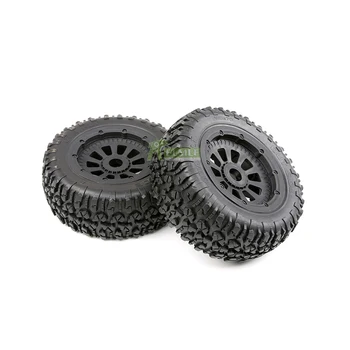 Goma Off-road & Grava de Neumáticos Kit de Montaje con Buje de la Rueda de Ajuste para 1/5 Losi 5ive T Rofun Rovan LT KingmotorX2 Juguetes Partes