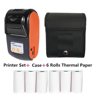 GOOJPRT Inalámbrica Bluetooth Mini Impresora de tickets Térmica de recibos para Móviles de Bill de la Máquina Impresora Impresora Recibo Regalos de Navidad