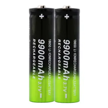 GTF Original 3.7 V 9900mAh 18650 batería Recargable de Li-ion de la Batería de Litio Batteria para Linterna Células 2/4/8/10 pc 18650 Baterías