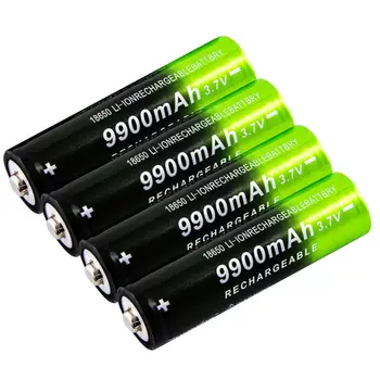 GTF Original 3.7 V 9900mAh 18650 batería Recargable de Li-ion de la Batería de Litio Batteria para Linterna Células 2/4/8/10 pc 18650 Baterías