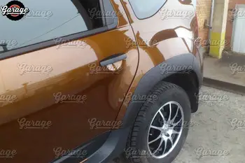 Guardia de arcos de rueda de Renault / Dacia Duster 2010-2017 ABS accesorios de plástico de protección de la placa de arañazos coche estilo tuning