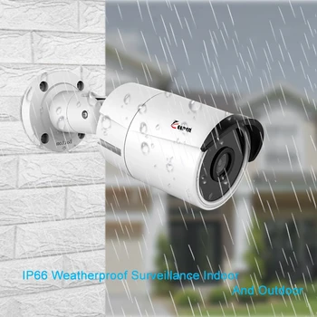 Guardián de POE de 48V al aire libre de la Bala de 2MP Cámara IP de Seguridad ONVIF de Metal de Aluminio de la Vigilancia del CCTV 1080P de la Red de cámaras de Seguridad