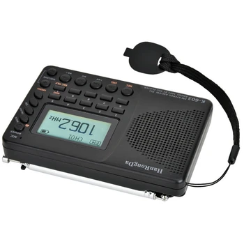 HanRongDa K-603 Completo de la Banda de AM Radio FM Bluetooth SW Portátiles Radios de Bolsillo MP3 Digital REC Grabadora de Apoyo a la Micro-Tarjeta SD