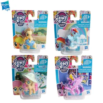 Hasbro My Little Pony Juguetes Mini Pony Muñecas De La Amistad Es Magia Pony Figura Set Rainbow Pony Modelo De Muñeca De La Chica Regalo