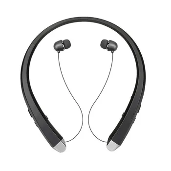 HBS-910 Bluetooth 4.1 Auricular de la RSE Tono de Deportes del borde del cuello de Micrófono con Cancelación de Ruido Estéreo de Sudor de la Prueba de manos libres de Auriculares