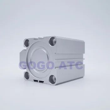 Hembra/macho diámetro 80 mm tamaño de trazo 5/10/20/25/30/40/50/60/75/100mm neumática de aire del actuador SDA 80 compacto cilindro de doble efecto