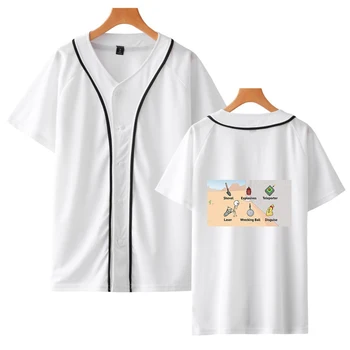 Henry Stickmin de la Moda de Béisbol de las camisetas de las Mujeres/de los Hombres de Verano de Manga Corta de la Camiseta de 2020 Caliente de la Venta Informal de Streetwear