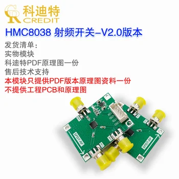 Hmc8038 RF Módulo de Interruptor SPDT 6 ghz ancho de Banda de la Pérdida de Inserción Baja Conmutador RF 13378