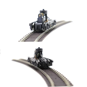 HO el modelo de tren bogie modelo de juguete de piezas de accesorios en miniatura bogie para la construcción de modelos de trenes de fabricación 1pc