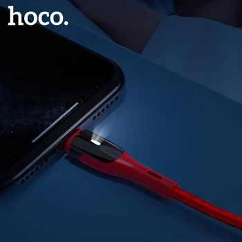 HOCO aleación de zinc cable usb para el iphone cable de 11 Pro Max XR Xs Max X 8 7 ipad2 de carga rápida de los cables de cargador de teléfono móvil