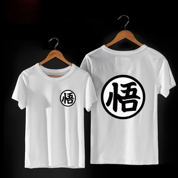 Hombres nuevos Impresión de gracia Goku Camiseta de la Moda de Corto, Negro, Blanco Camiseta de los Hombres de Algodón O-Cuello Casual T-shirt Creativo 1495