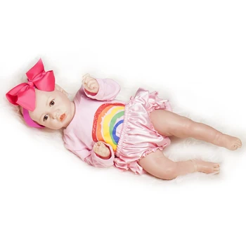 Hoomai Moda Bebe Reborn Bebé Muñecas de Vinilo Suave cuerpo Vivo de la Muñeca En Brasil Pequeño Bebe de Juguete Regalos de Cumpleaños