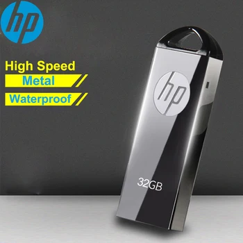 HP Metal a prueba de Polvo impermeable de la unidad flash usb pen drive pendrive de 16 gb/8 GB/32 GB/64 GB pulsera de memoria usb unidad flash gratis de regalo