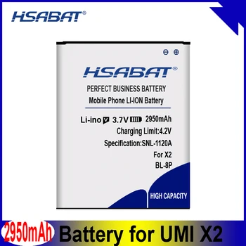 HSABAT 2950mAh BL-8P de la batería Para el UMI X2 VOTO X2 V5 S5002 DNS BL 8P BL8P de la Batería