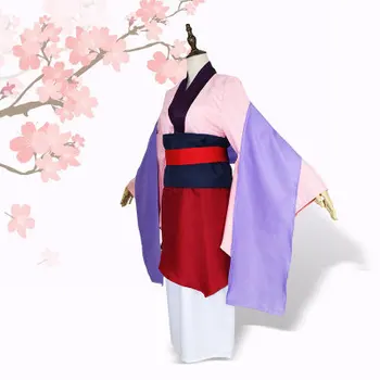 Hua Mulan Cosplay Ropa De Las Mujeres De Anime De Rendimiento De Ropa De La Princesa De La Película Vestido De Rojo Traje De Cosplay Vestido Kimono