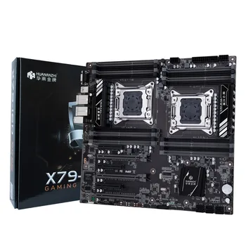 HUANANZHI X79-16D Dual Socket de la Placa base con Puerto de Vídeo VGA 2 Procesadores Intel Xeon E5 2690 V2 Gran Marca RAM 256G(16*16 G) RECC 7908