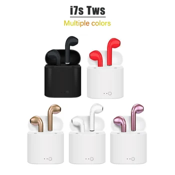 I7s tws 5.0 de Bluetooth de los Auriculares de alta fidelidad Inalámbrica Auriculares del Deporte de manos libres de Auriculares Auriculares Inalámbricos con Caja de Carga para todos los teléfonos