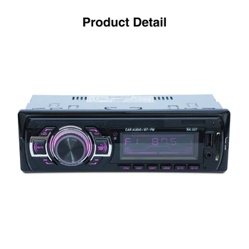 IC7388 de la Radio del Coche Reproductor Estéreo de Bluetooth de Teléfono DE entrada AUXILIAR MP3 radio FM/USB/1 Din/control remoto de Audio de Coche de 12V Auto 2018 Venta Nueva
