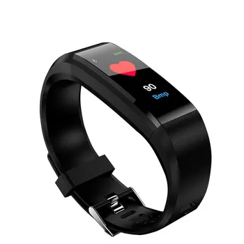 ID115plus de color de la pantalla inteligente de la mano de la frecuencia cardíaca de oxígeno de vigilancia impermeable de los deportes de smart pulsera pulsera