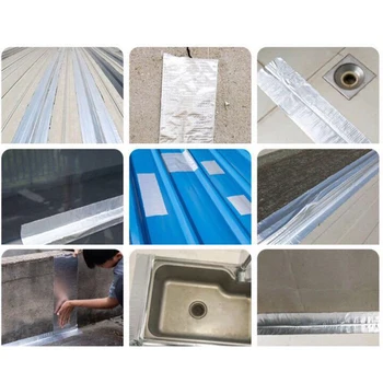 Impermeable de Aluminio de Goma de Butilo Cinta autoadhesiva para techos, Reparación de Tuberías de GQ