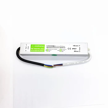Impermeable de IP67 LED controlador AC dc 12V 24V 10W 20W 25W 30W 36W 45W 50W 60W 80W 100W 120W 150W fuente de Alimentación para tiras de LED de luz
