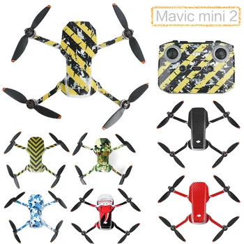 Impermeable de PVC Pegatinas de drones de la Piel del Cuerpo de Protección del Brazo de Control Remoto para Mavic Mini 2 Adhesivo Protector de Accesorios