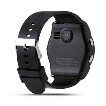 Impermeable Reloj Inteligente de los Hombres con Cámara Bluetooth Smartwatch Podómetro Monitor de Ritmo Cardíaco de la Tarjeta Sim reloj de Pulsera