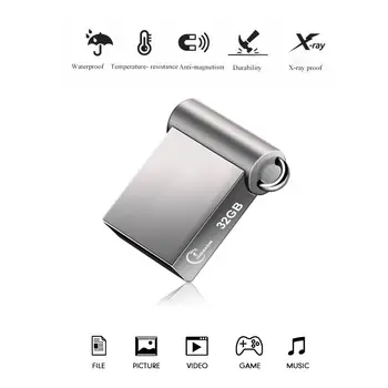 Ingelon super mini de metal unidad flash usb de 64 gb 32 GB 16 GB 8 GB unidad flash portátil de BRICOLAJE memory stick de Memoria flash de Almacenamiento de disco