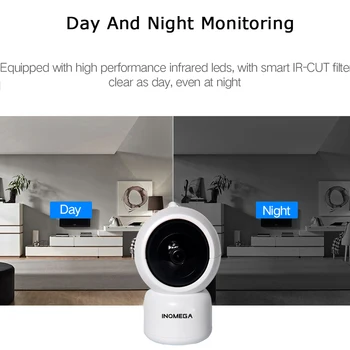 INQMEGA 1080P Nube Cámara IP Inalámbrica Inteligente de Seguimiento Automático De los Humanos de la Casa de la Vigilancia de la Seguridad del CCTV de la Red de Mini Wifi Cam