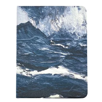 INS Montaña olas del mar estuche de cuero para ipad pro 2020 ipad pro de 11 pulgadas de caso para el iPad aire 2 aire 3 2019 2018 tenedor del soporte de la Cubierta
