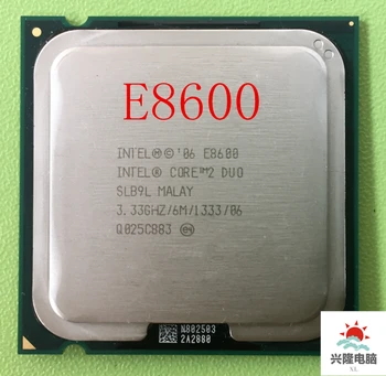 Intel Core 2 Duo E8600 e8600 Procesador SLB9L de DOBLE NÚCLEO a 3.33 GHz FSB1333MHz Escritorio LGA 775 CPU 77844