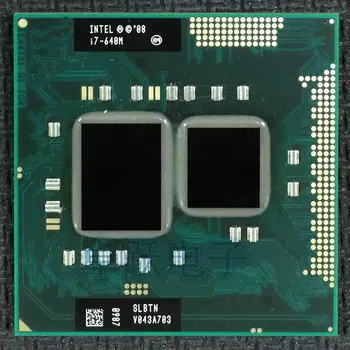 Intel core I7 640m I7-640m i7 640M Dual Core de 2.8 GHz, L3 de hasta 4M de 2800 Mhz de Procesador de la CPU trabaja en HM55 640M envío gratis