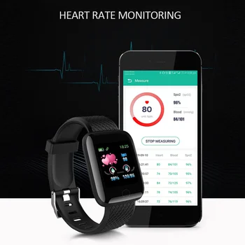 Inteligente Reloj de Pulsera de los Deportes de la Aptitud de la Presión Arterial Frecuencia Cardíaca de la Llamada Mensaje Recordatorio para Android Podómetro Reloj Inteligente