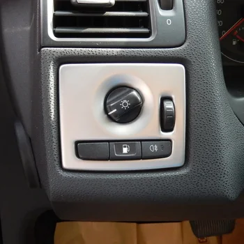 Interior del coche de Acero Inoxidable, Decoración de ajuste para el Volvo C30 S40 V50 C70 Coche Estilo Accesorios