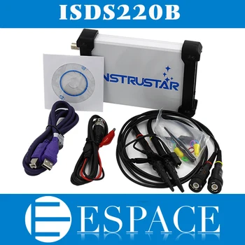 ISDS220B 4 EN 1 Multifuncional USB de la PC virtual osciloscopio Digital+Analizador de Espectro+DDS+de Barrido de la señal del generador de 60M de 200MS/s