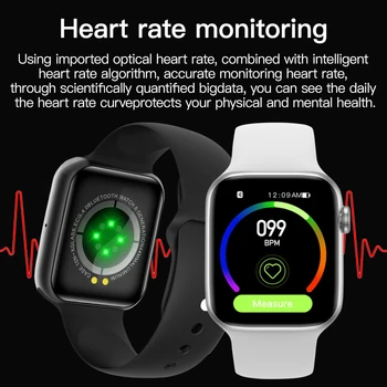 IWO T500+ Reloj Inteligente de 1.75 pulgadas de alta definición Completa de la Pantalla Táctil Smartwatch de la Frecuencia Cardíaca el Sueño de la Muñeca del Monitor IWO 12 PK T600 T900 w26