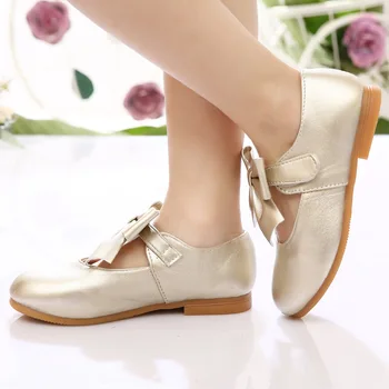 J Ghee Zapatos de Niñas De 2020 Nuevas de Primavera y Otoño de los Niños de la Princesa de los Zapatos Bowknot de Alta Calidad Zapatos de Niños a niñas a Niñas Sandalias 21-36